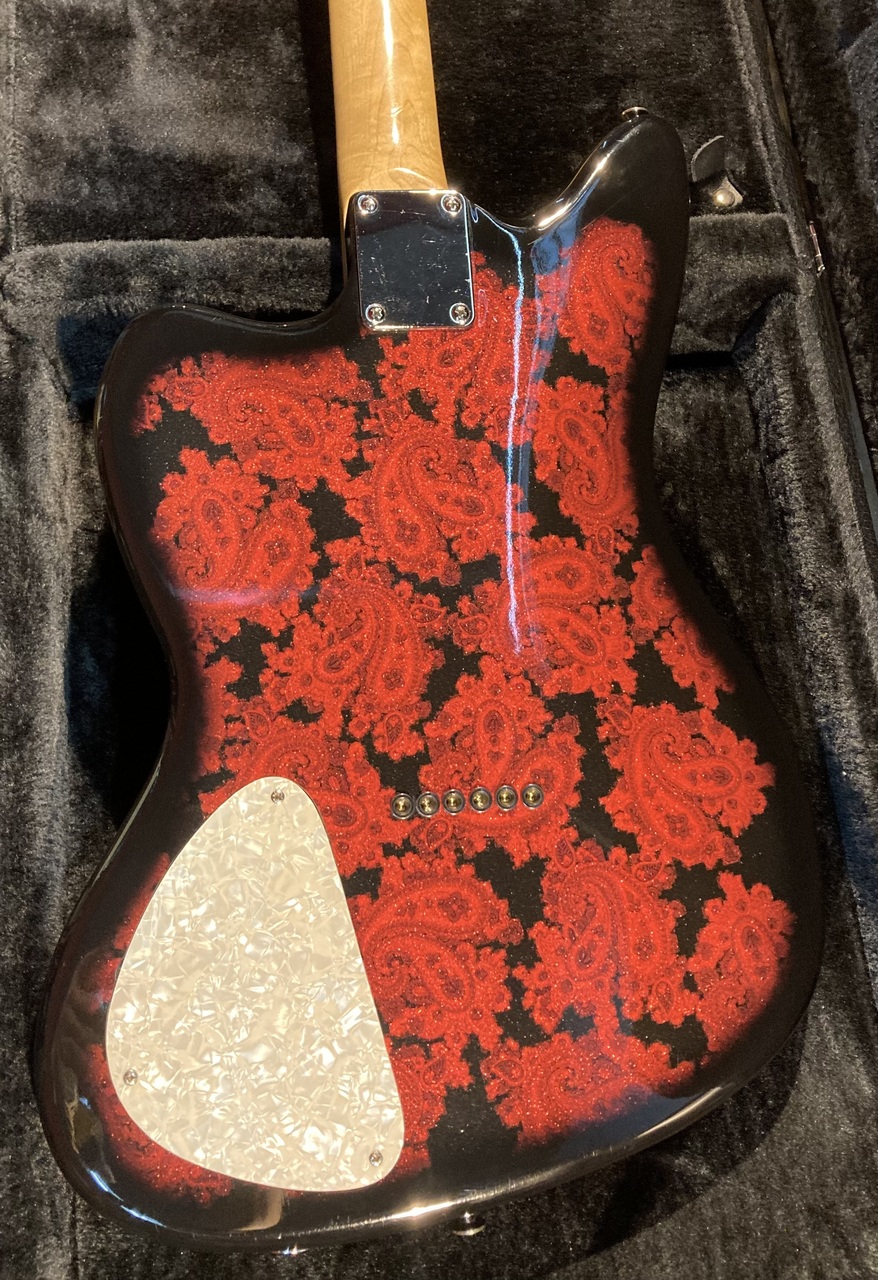 Forrest Custom Guitars Telemaster red sparkle/black paisley（中古