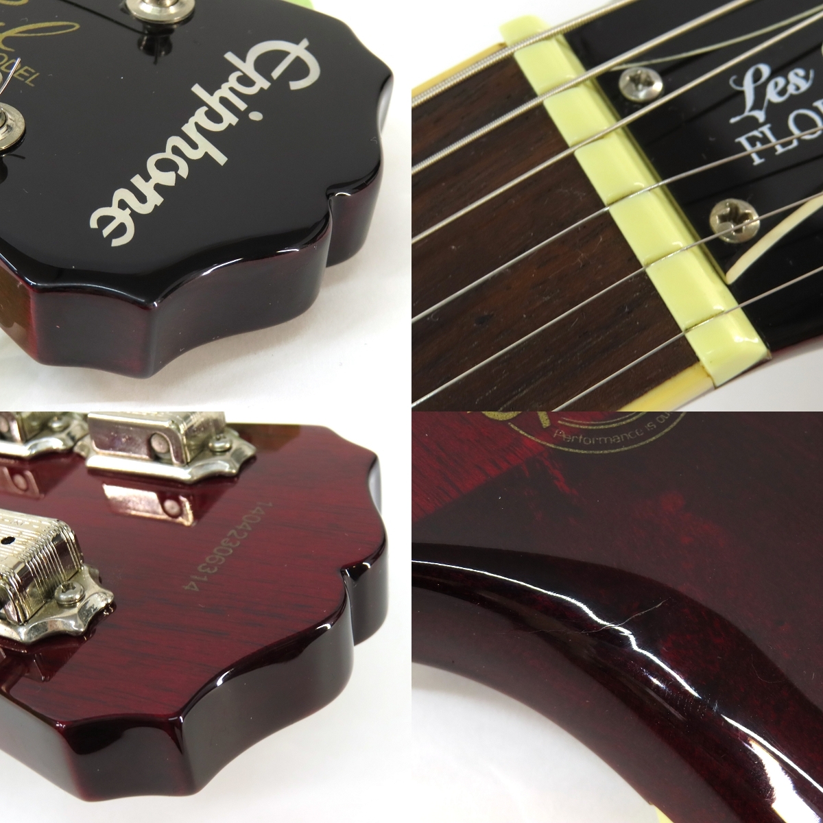 Epiphone Limited Edition Les Paul Standard Florentine Pro Wine Red