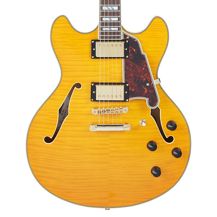 D'Angelico Excel DC, Vintage Natural（新品/送料無料）【楽器検索