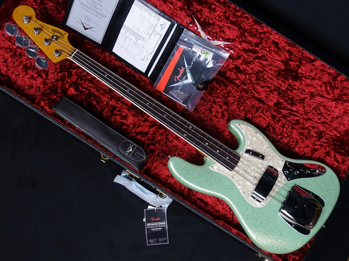 7418】 PLAYTECH Jazz Bass サーフグリーン-