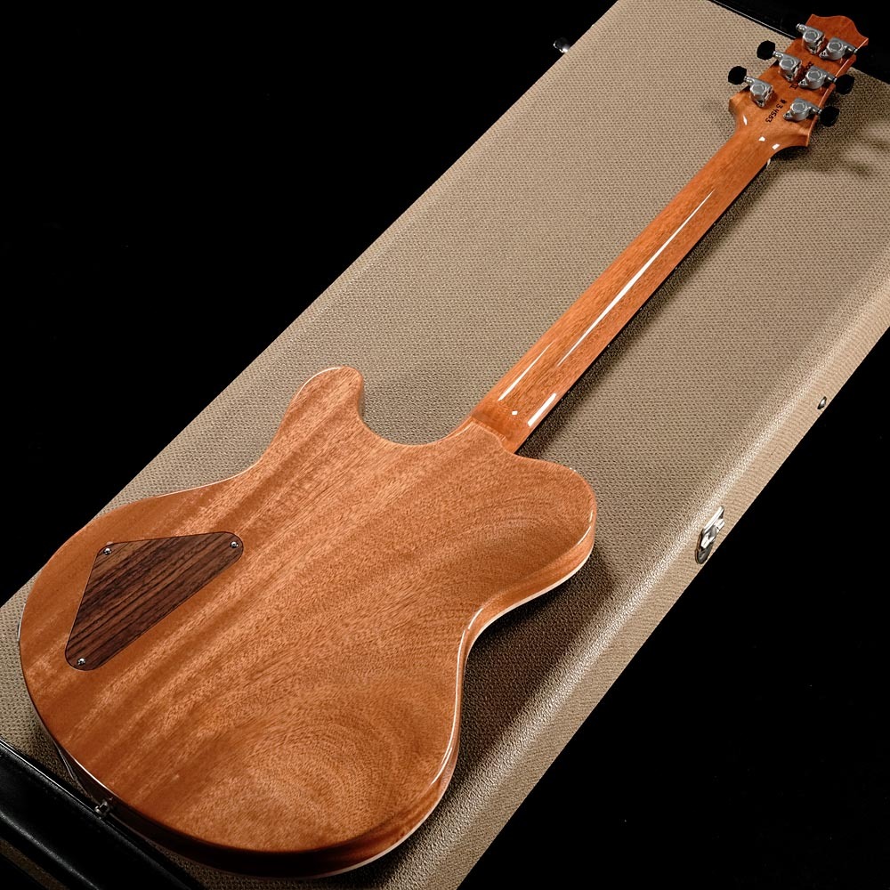 Nik Huber Dolphin II Exceptional Flame Maple Top Atrantic Blue