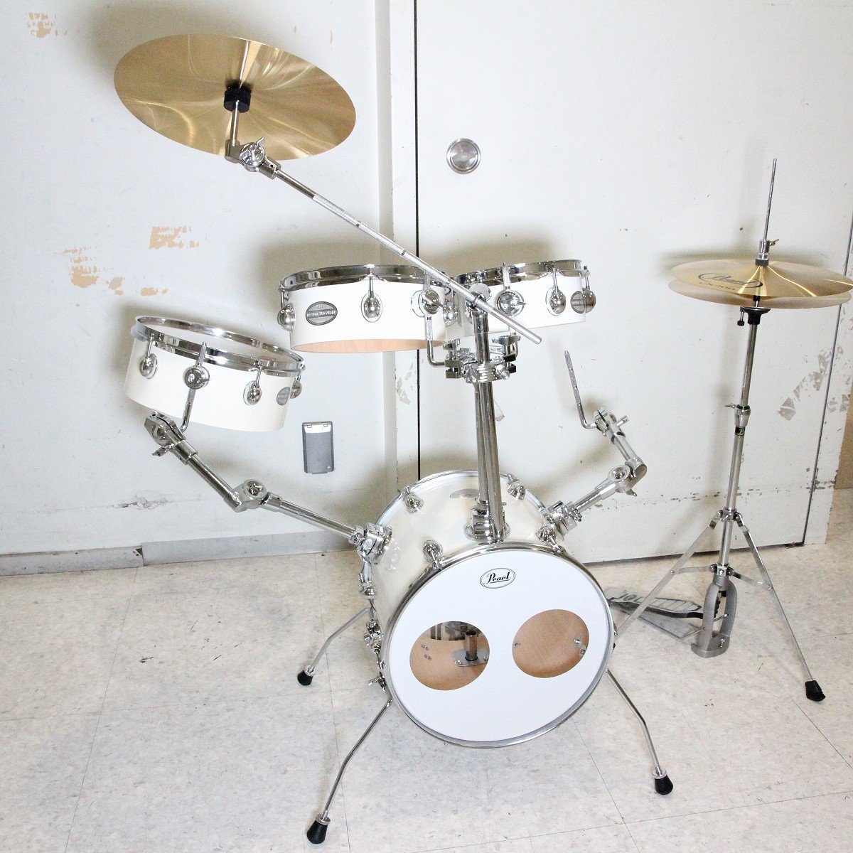 Pearl RT-545 Rhythm Traveler #33 スネアドラム欠品 ドラムセット