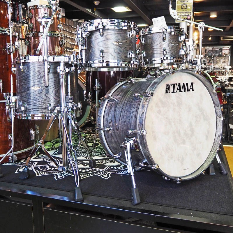 Tama STAR Walnut 4pc Drum Kit [20BD，14FT，12&10TT] -Satin