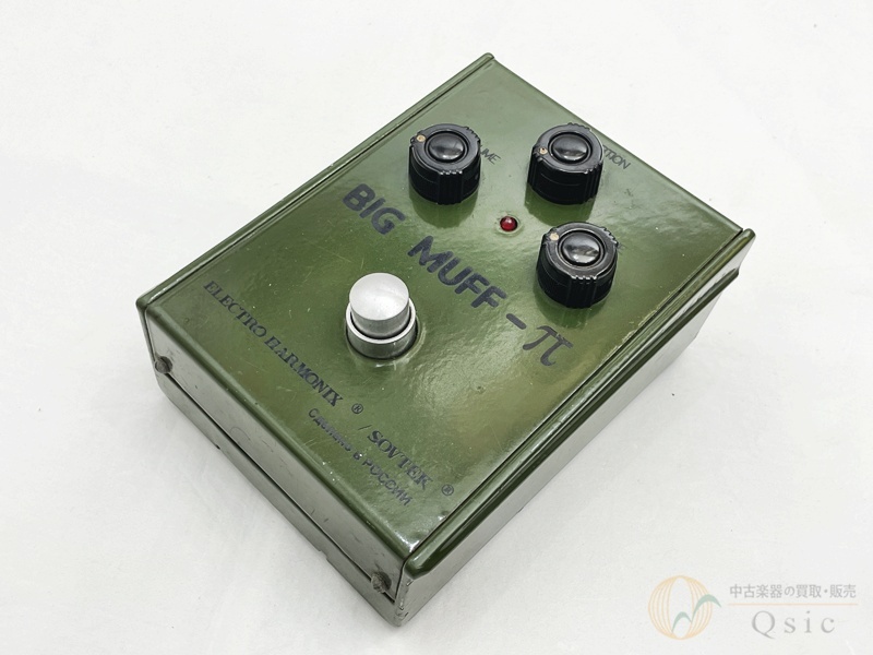 Electro-Harmonix BIG MUFF Pi ARMY GREEN Bubble font [VMM26]【梅田
