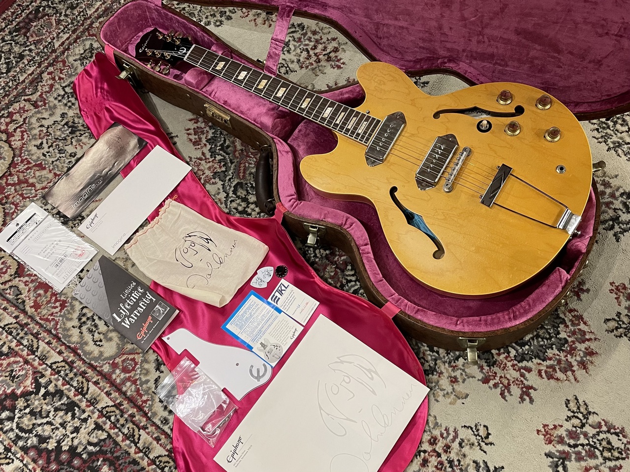 Epiphone Limited Edition John Lennon Revolution Casino Natural