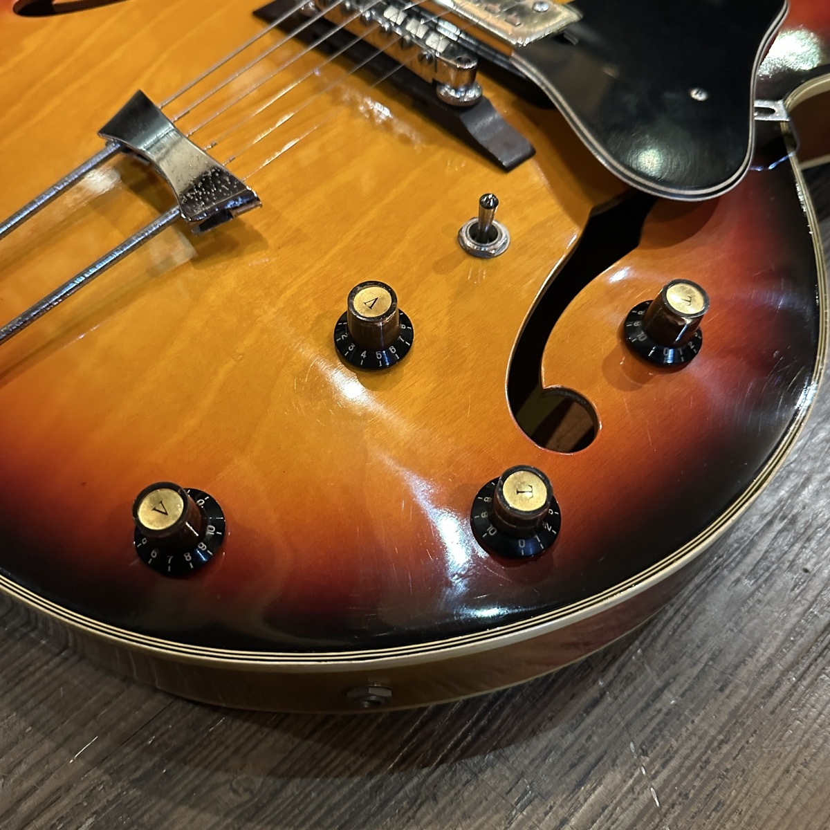 特価品‼️美品❣️希少名機❣️90sビンテージARIA ProⅡ DX 虎杢❣️ Aria Pro II CS-350 Cardinal Series '81 | tenokuni-japan