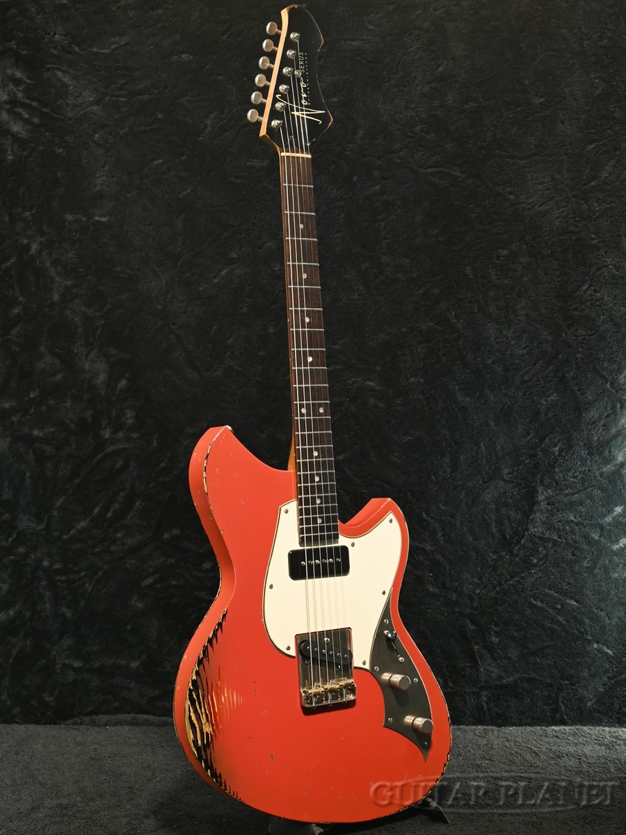 Novo Guitars 2025 LIMITED SERUS T -Fiesta Red over 64 3 Tone Burst