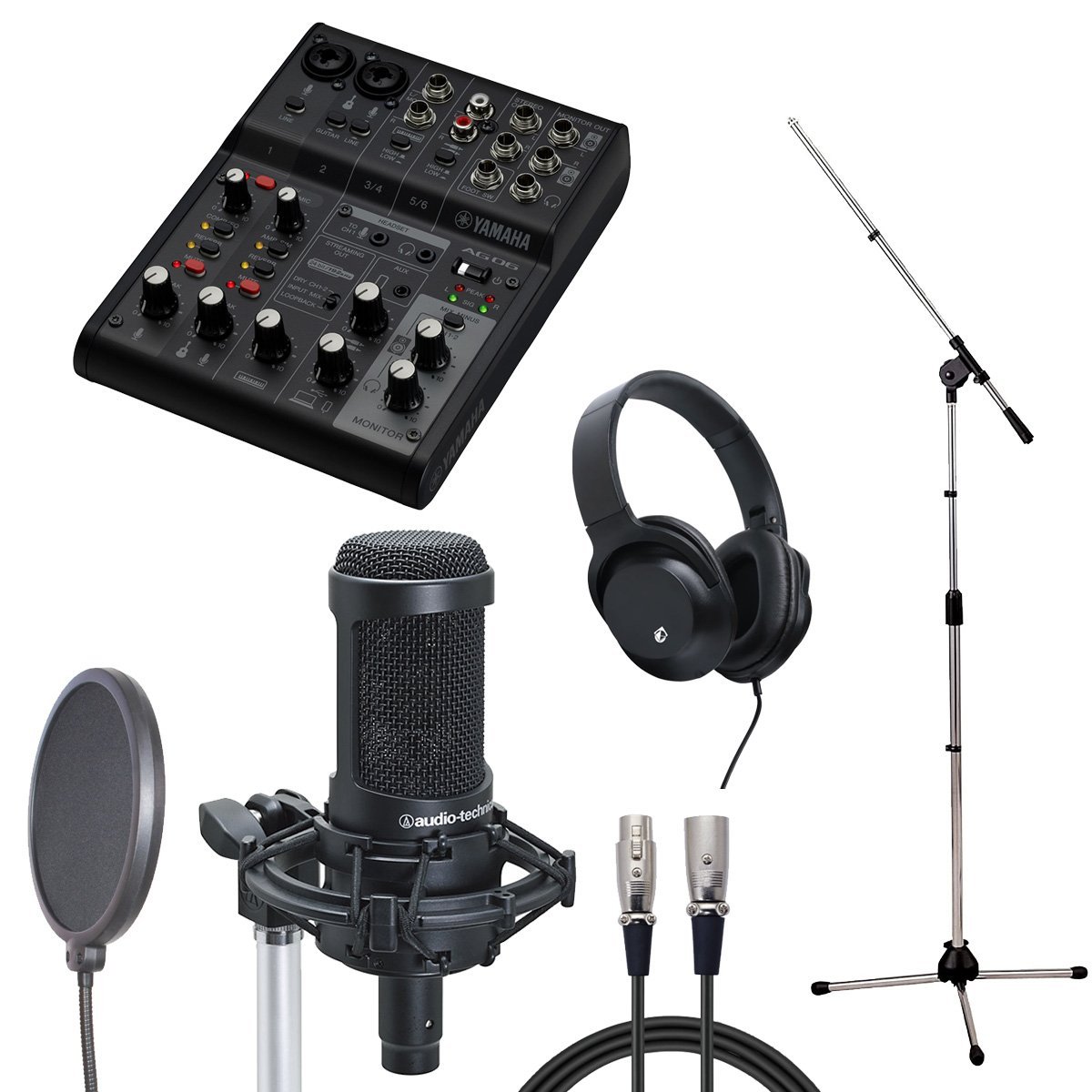 YAMAHA AG06MK2 audio-technica AT2035 セット YAMAHA AG06 MK2 BK × audio-technica AT2035 【御茶ノ水本店