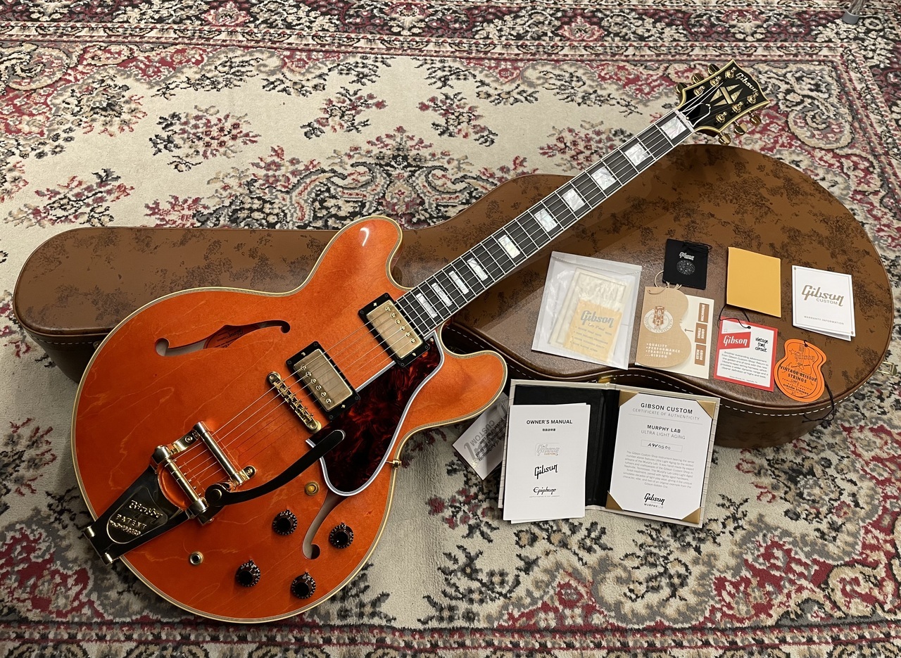 Gibson Custom Shop Murphy Lab 1959 ES-355 Watermelon Red w/Bigsby