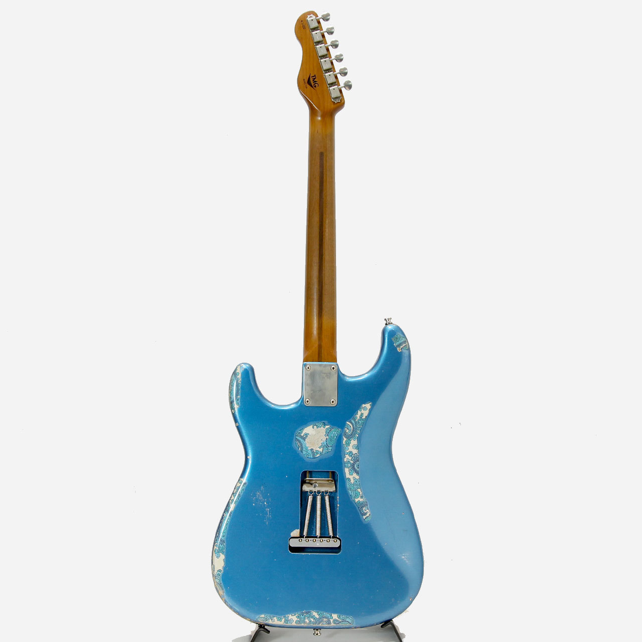 TMG Guitar Dover HSS Blue Paisley & LPB “1P RoastedMaple” Heavy