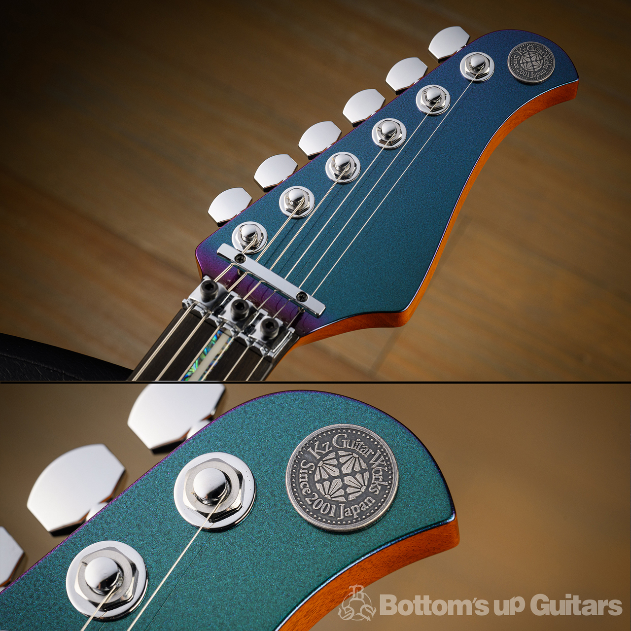 Kz Guitar Works Kz Versa 2H3 Custom Locking Tremolo - "Vega" Color Shift - 【B.U.G. 스페셜 오더 모델!】 사진 7