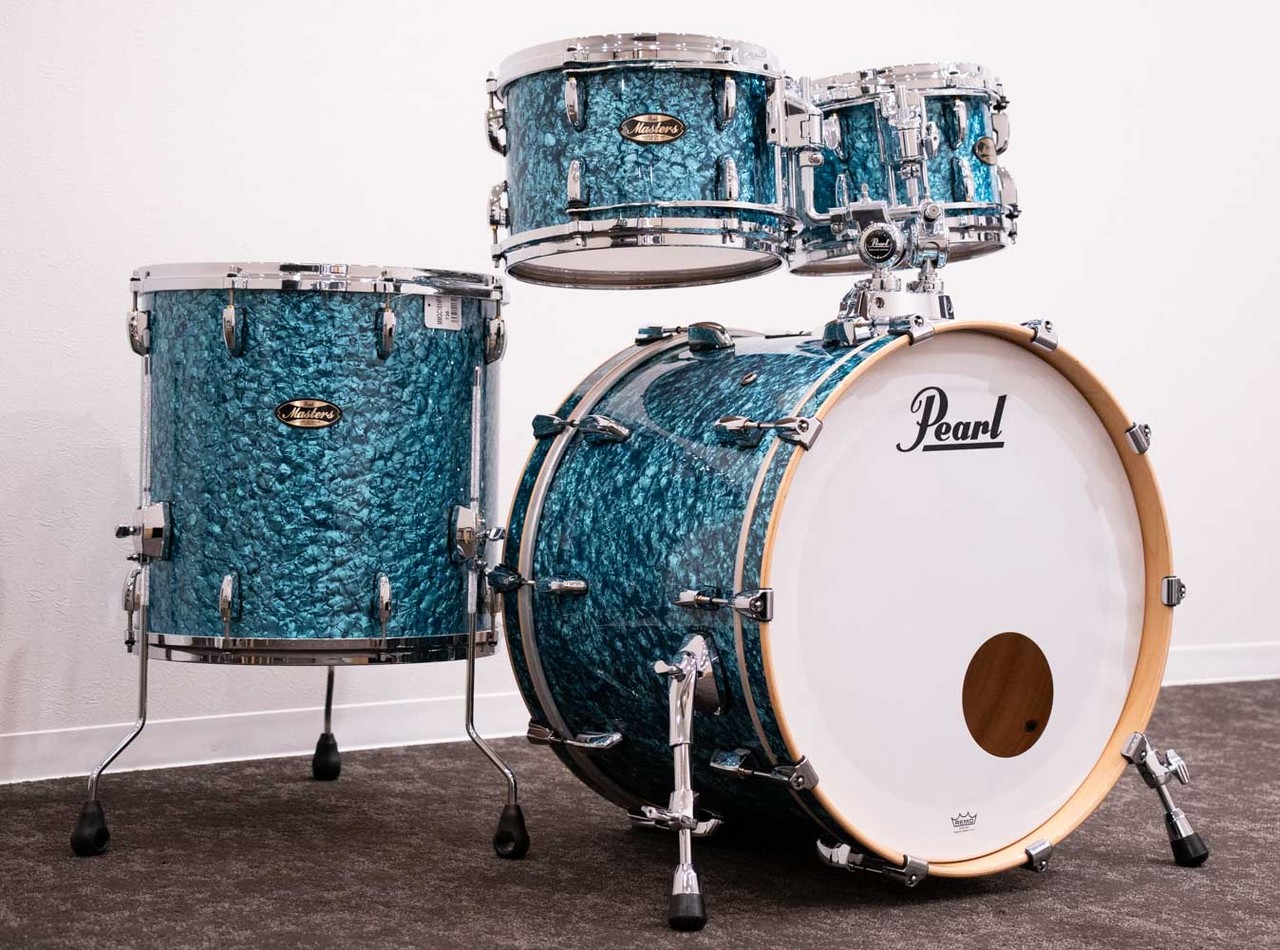 Pearl Masters Maple/Gum Drum Kit #736 Turquoise 22