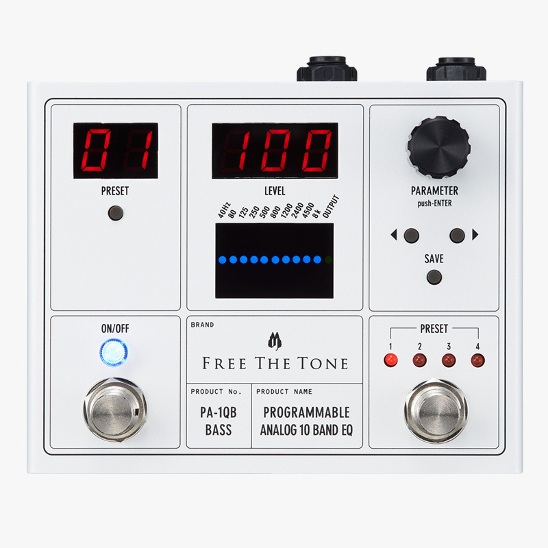 Free The Tone PROGRAMMABLE ANALOG 10 BAND EQ PA-1QB【即納可能 ...