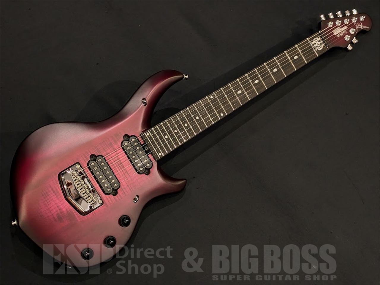 MUSIC MAN MJ7 E Majesty 7 / AMARANTH RED 【John Petrucci