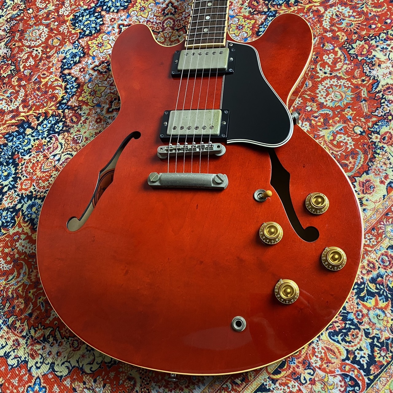 Gibson ES-335 - Cherry (Modify)【jimmy wallace PAF Covered 搭載 ...