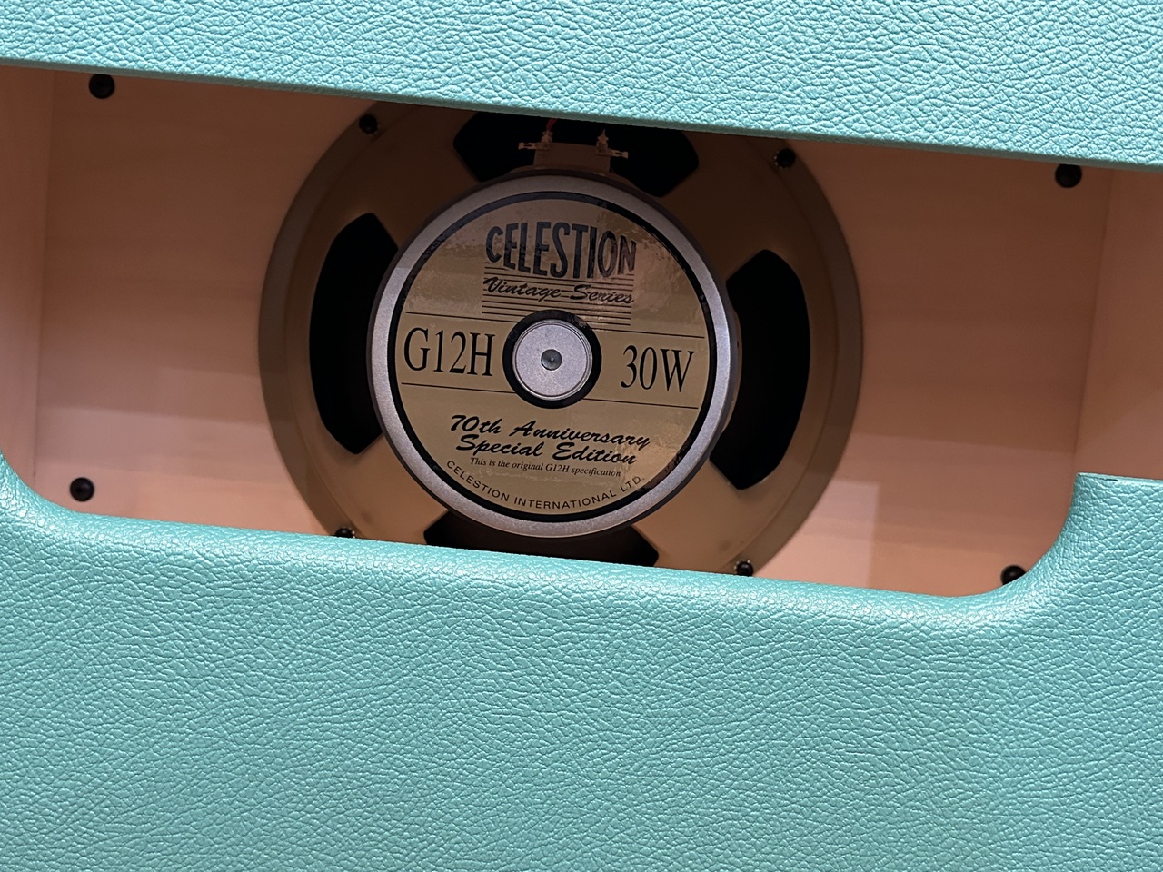 DIVIDED BY 13 CCC 9/15 Head + 1x12f Cabinet Teal Bronco / Ivory