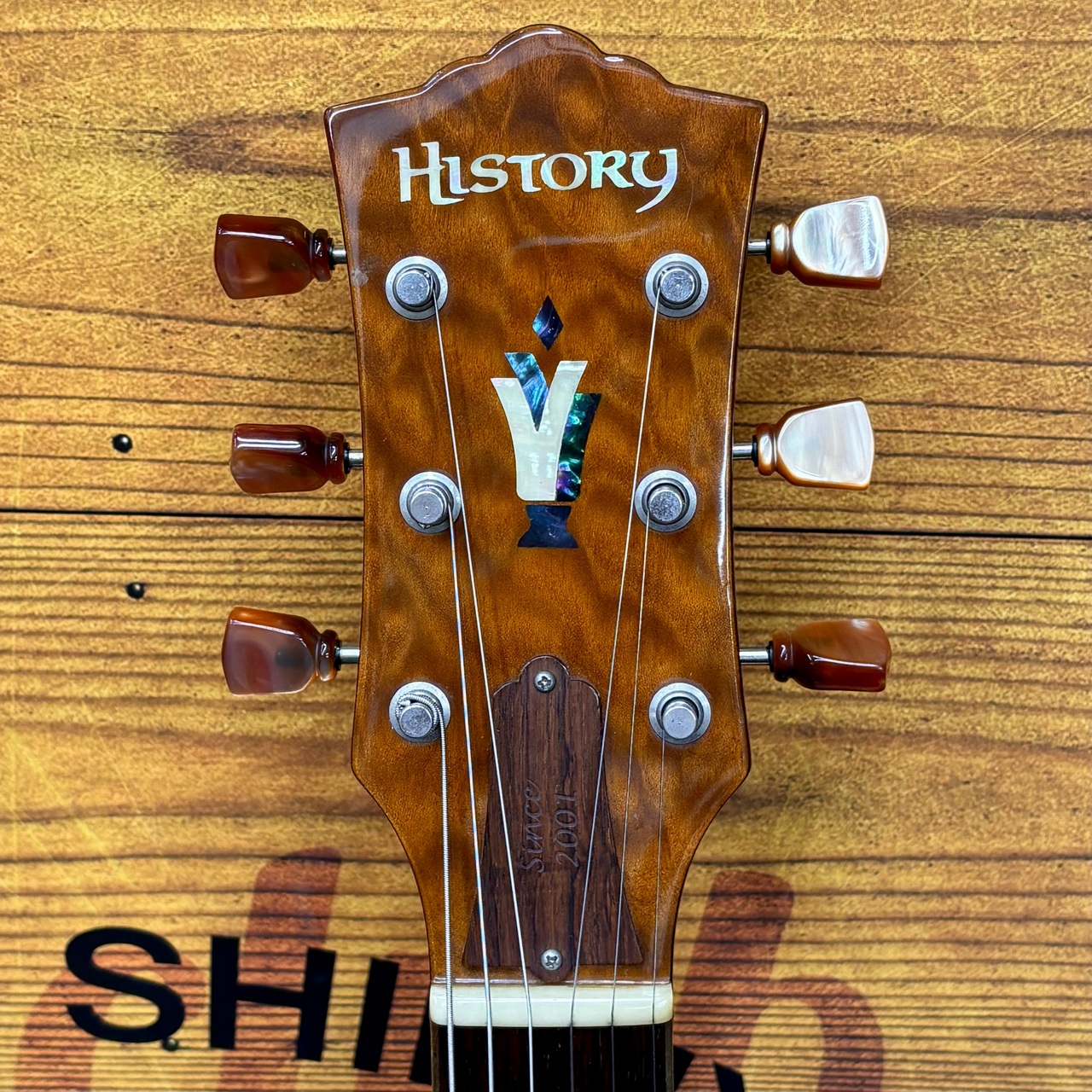 HISTORY SH-L2 Antique Burst w/Bare Knuckle PU ≒4.25kg【2002年製