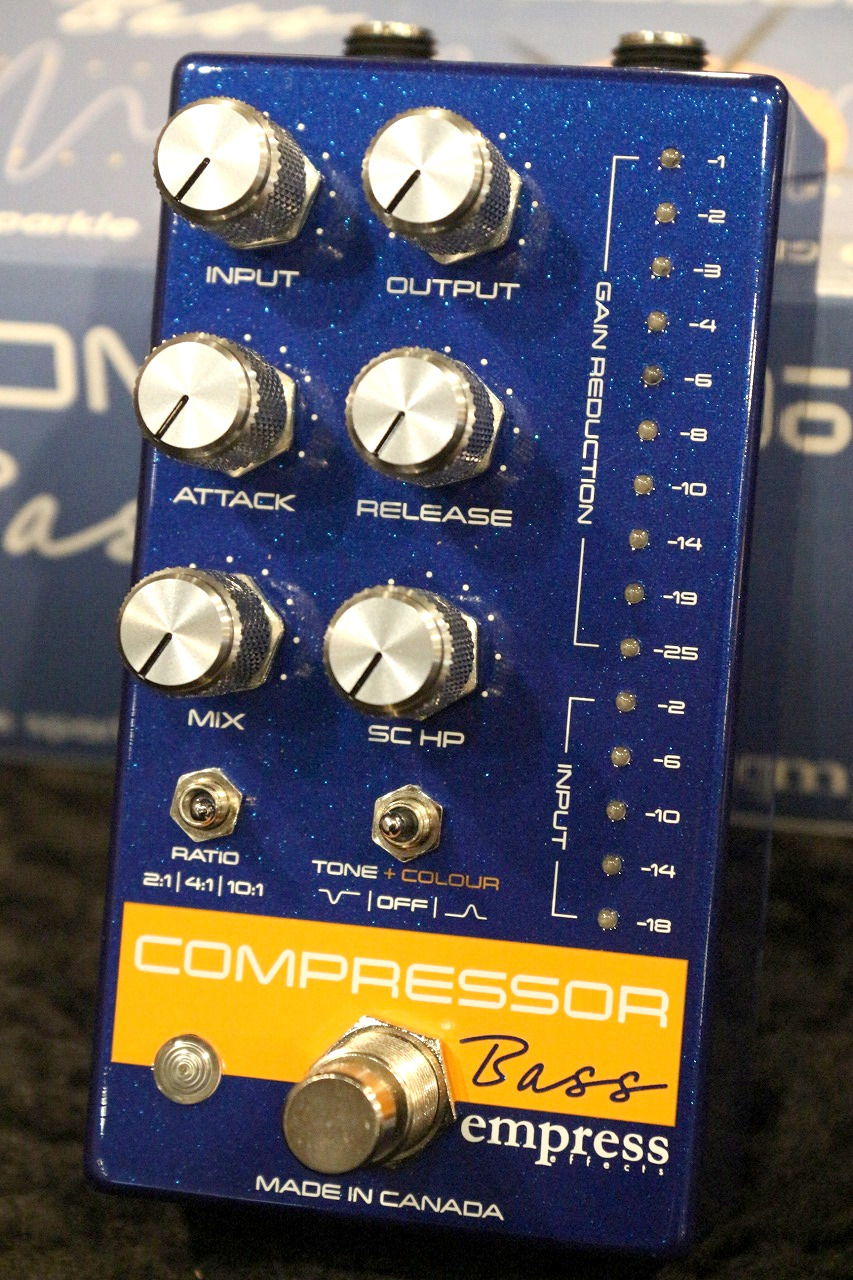 Empress Effects Bass Compressor Blue【1176系ベース用