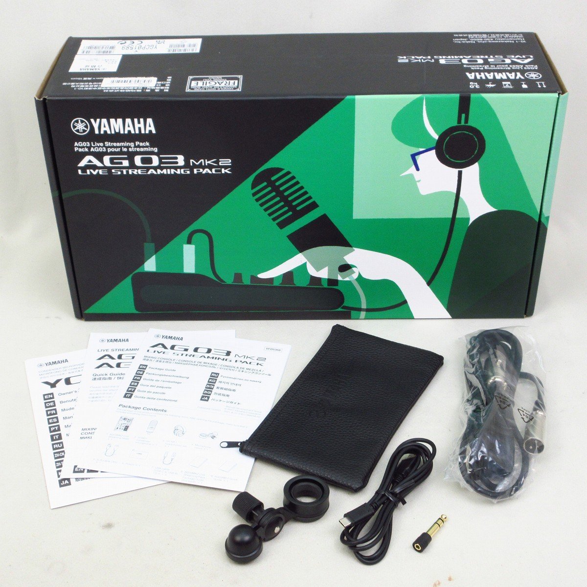 【8月7日まで】AG03MK2 ライブストリーミングパック ヘッドホン欠品