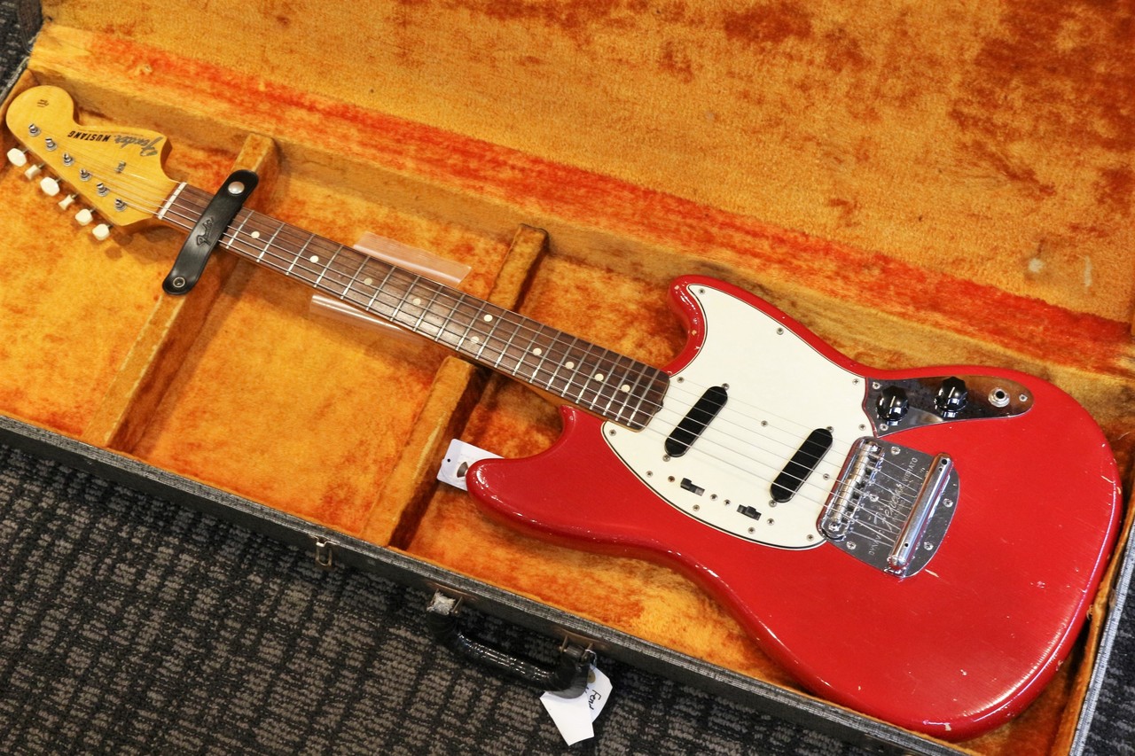 Fender 1966 Mustang Original Red w/ Original Silver Tolex  Case【3.54kg】（ビンテージ）【楽器検索デジマート】