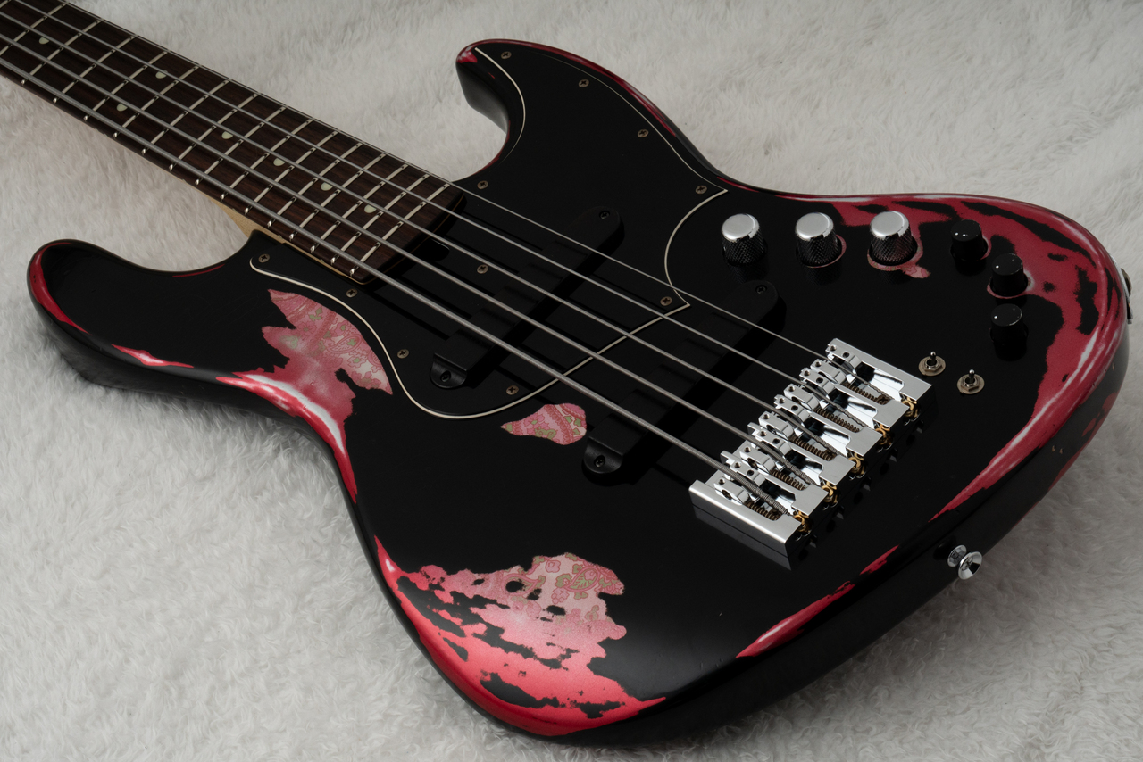 Xotic XJ-1T 5st Heavy Aged ~Black over Pink Paisley~ #3627 [4.56kg