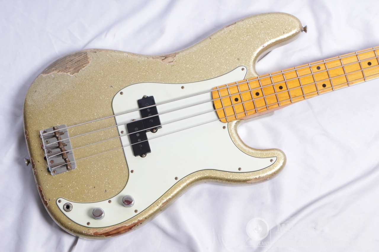 ベース J Fender Bass Heavy Relic Champagne Gold Custom Build J Signature Precision Bass Heavy Relic