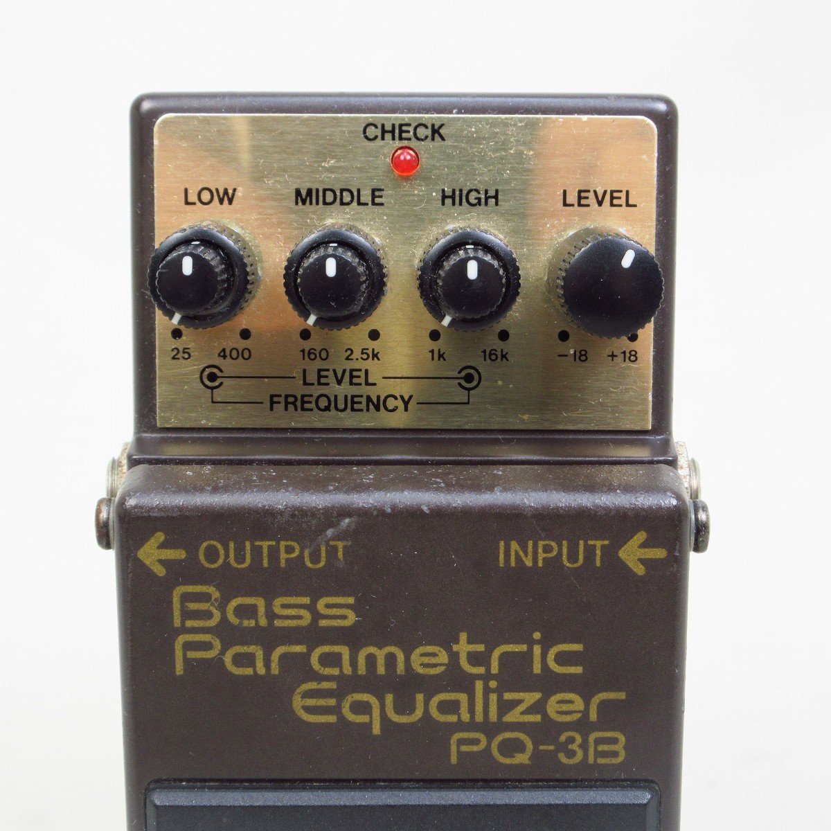 PQ-3B Bass Parametric Equalizer（ベース用パラメトリック