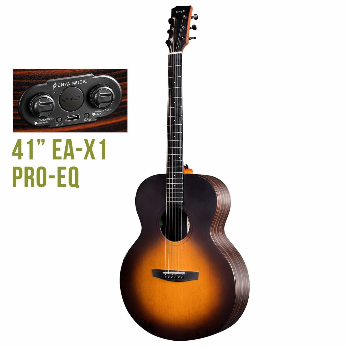 ジャンク出品】☆ENYA EA-X1 PRO / EQ☆エコーPU搭載☆ 楽器/器材