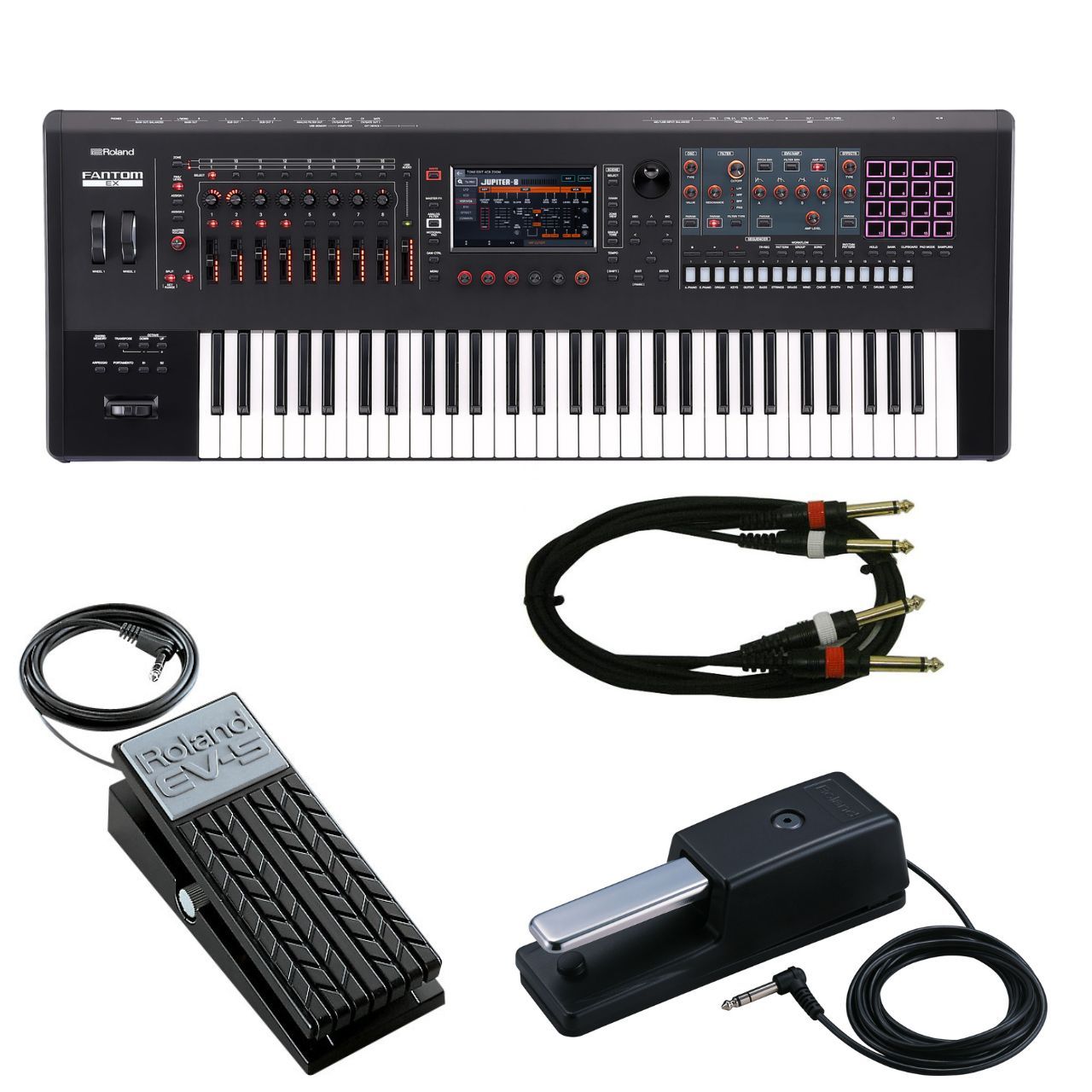 Roland FANTOM-6EX ◇ペダル2セット!フラッグシップ【箱ボロ限定特価