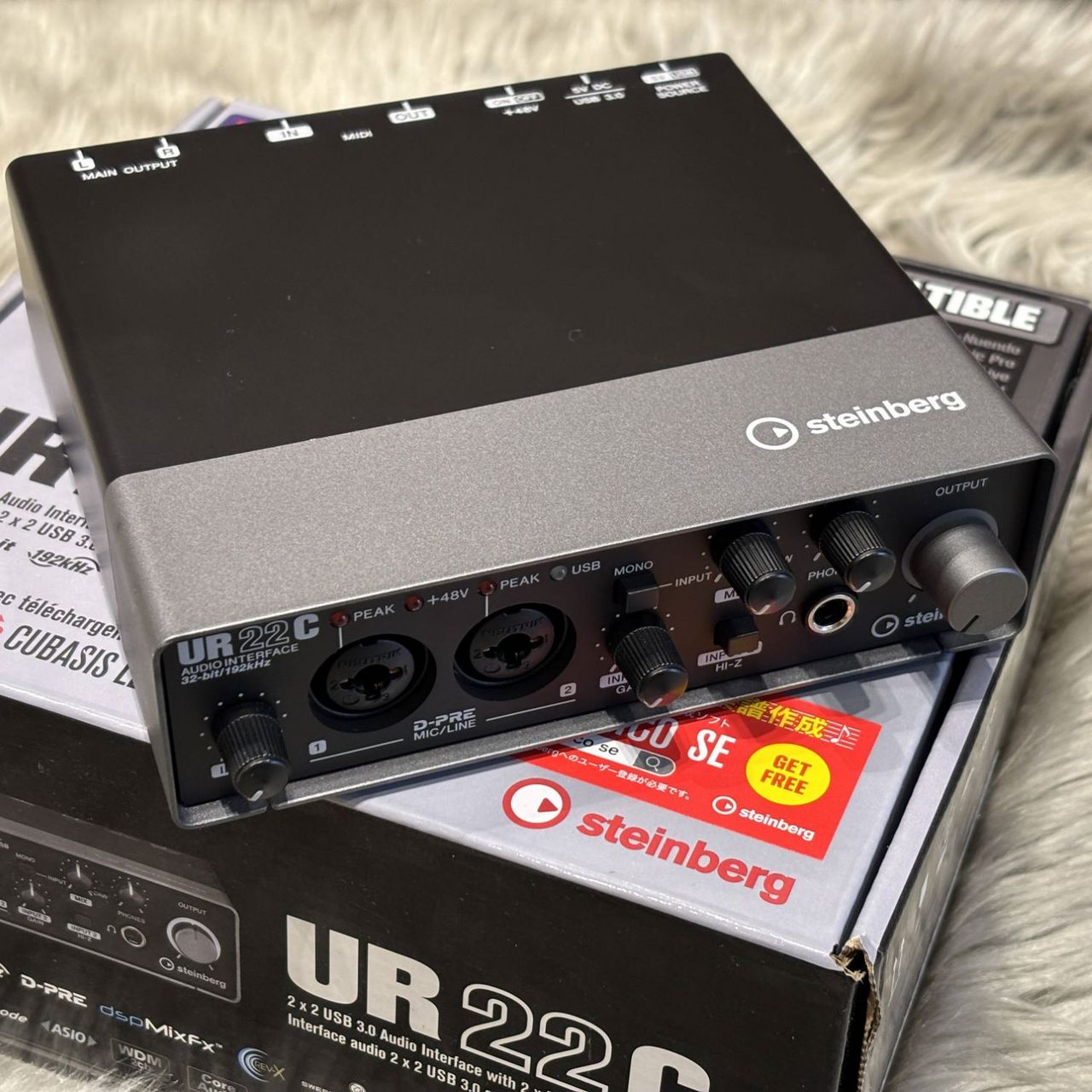 Steinberg UR22C USBタイプC 搭載【現物画像・展示品特価】（B級特価