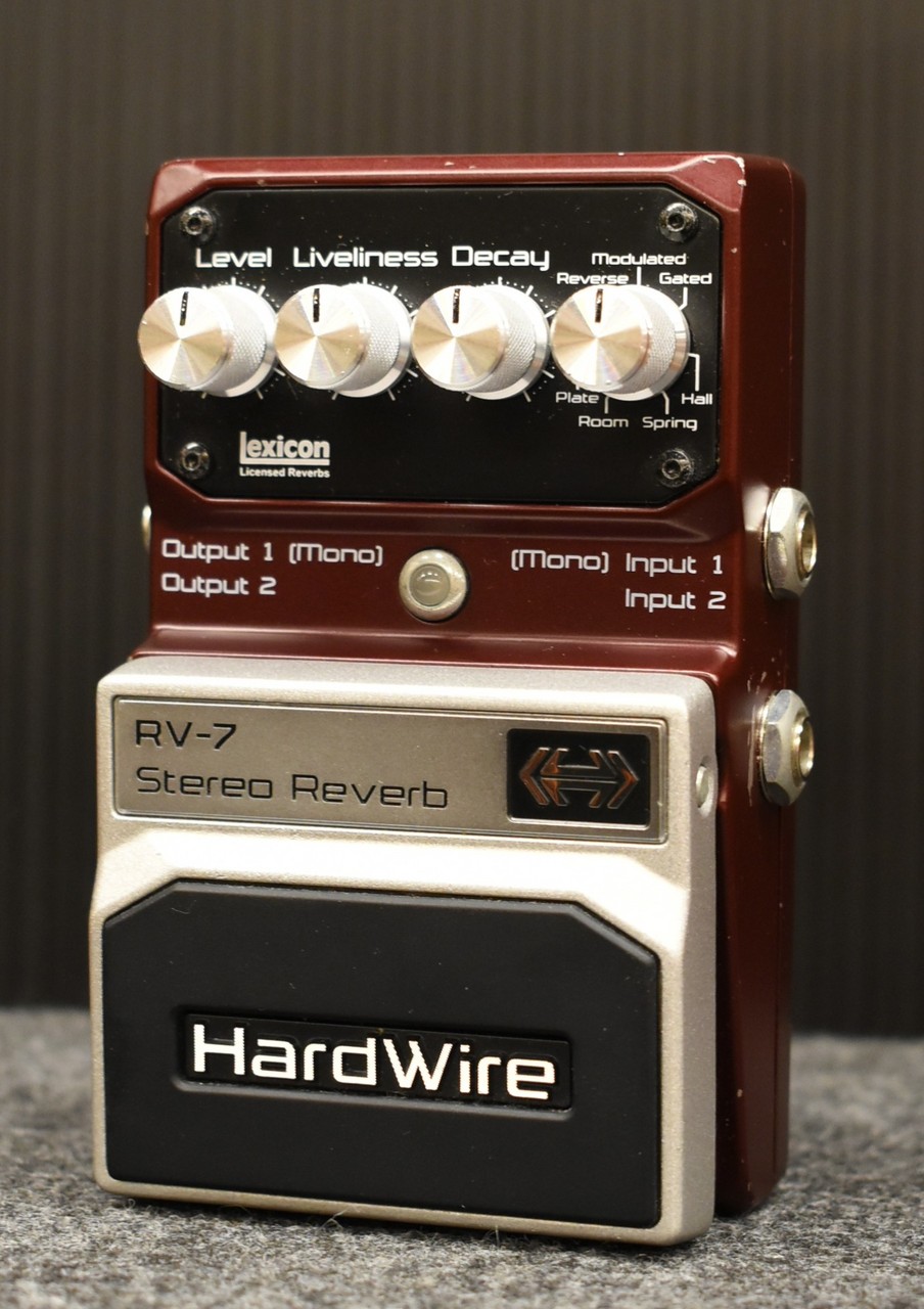HardWire RV-7 ステレオリバーブ DigiTech HardWire RV-7 【保証無し特価!】【送料無料】（中古