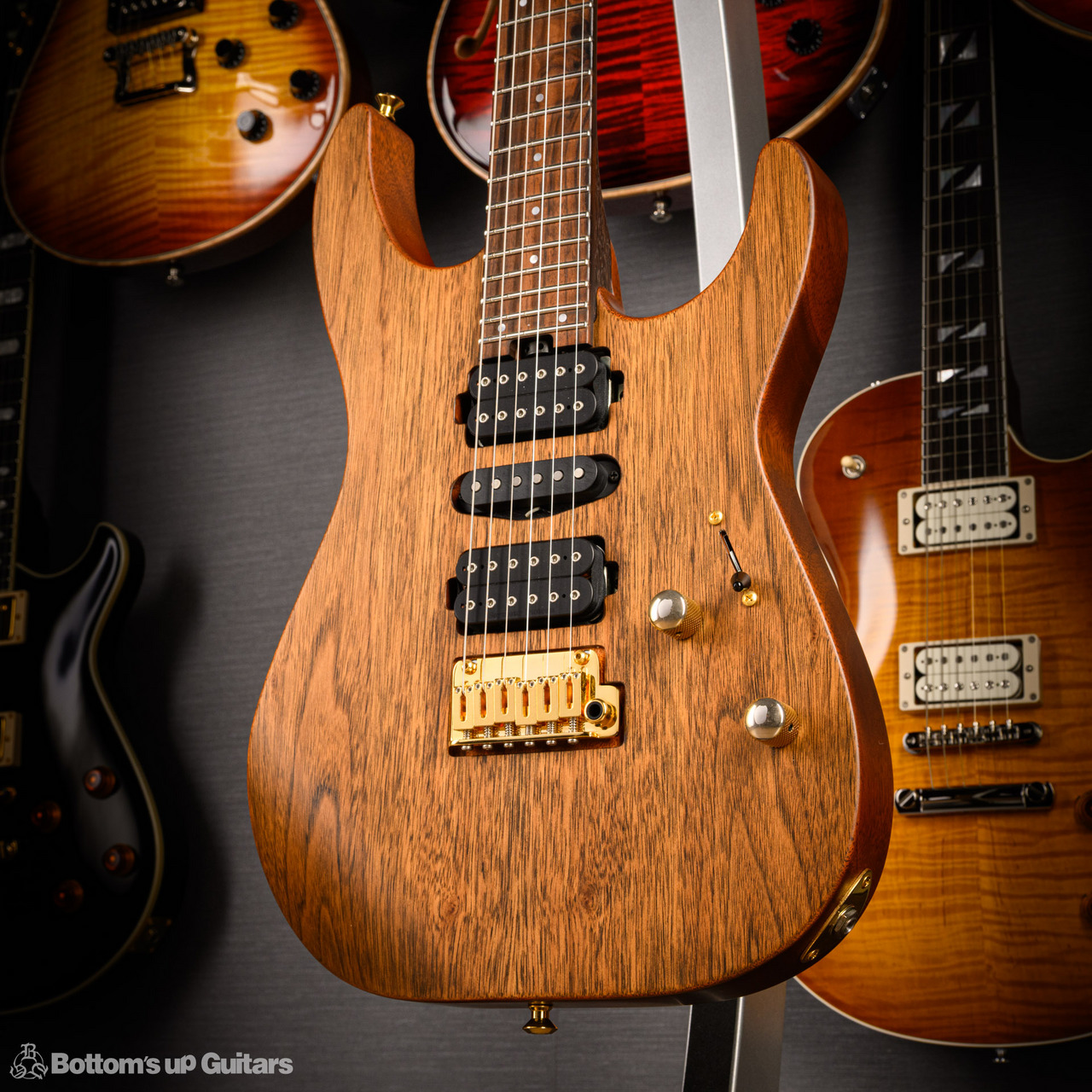 Charvel シャーベル Made in Japan - DK24 HSH 2PT E Mahogany with