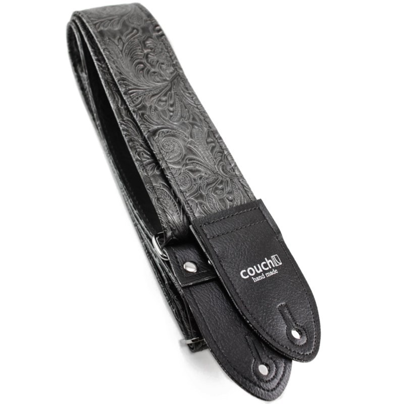 Couch Guitar Strap Black Graphite Western