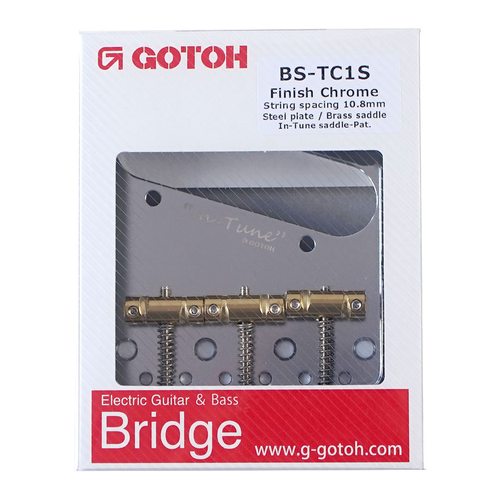 Edwards E‑T‑125BZ Bartolini PU＋GOTOHブリッジ GOTOH ゴトー GOTOH BS-TC1S-C TLタイプ用ブリッジ クローム（新品