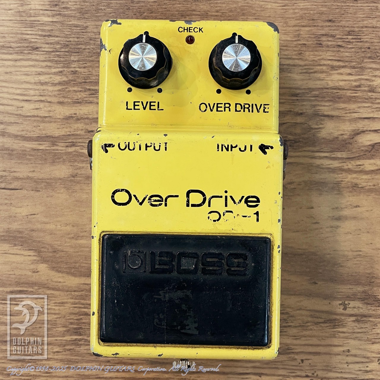 BOSS OD-1 #8700 (NEC μPC4741C) 銀ネジ 1979年製（中古）【楽器検索