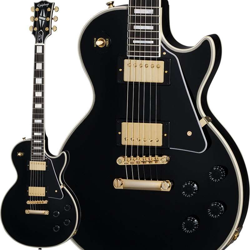 【極美品】エピフォン　レスポール　スペシャル　カスタムショップ　les paul Epiphone エピフォン Les Paul Custom Ebony レスポール