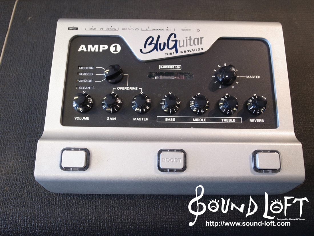 BluGuitar AMP1 ギターアンプ BluGuitar AMP1 - 超マイクロチューブ「NANOTUBE」を搭載した