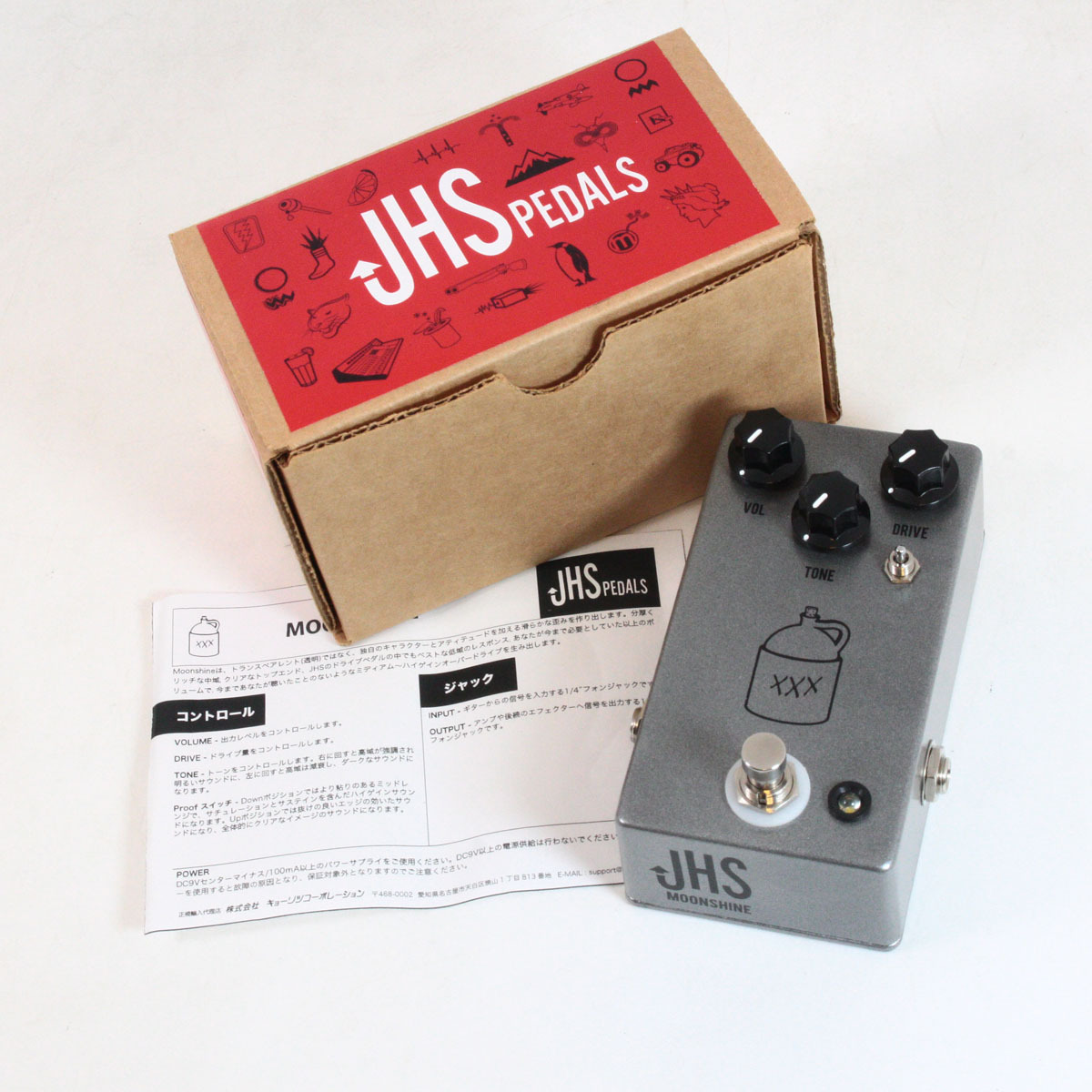 JHS Pedals MOONSHINE Overdrive V1 3knob 【渋谷店】（中古）【楽器