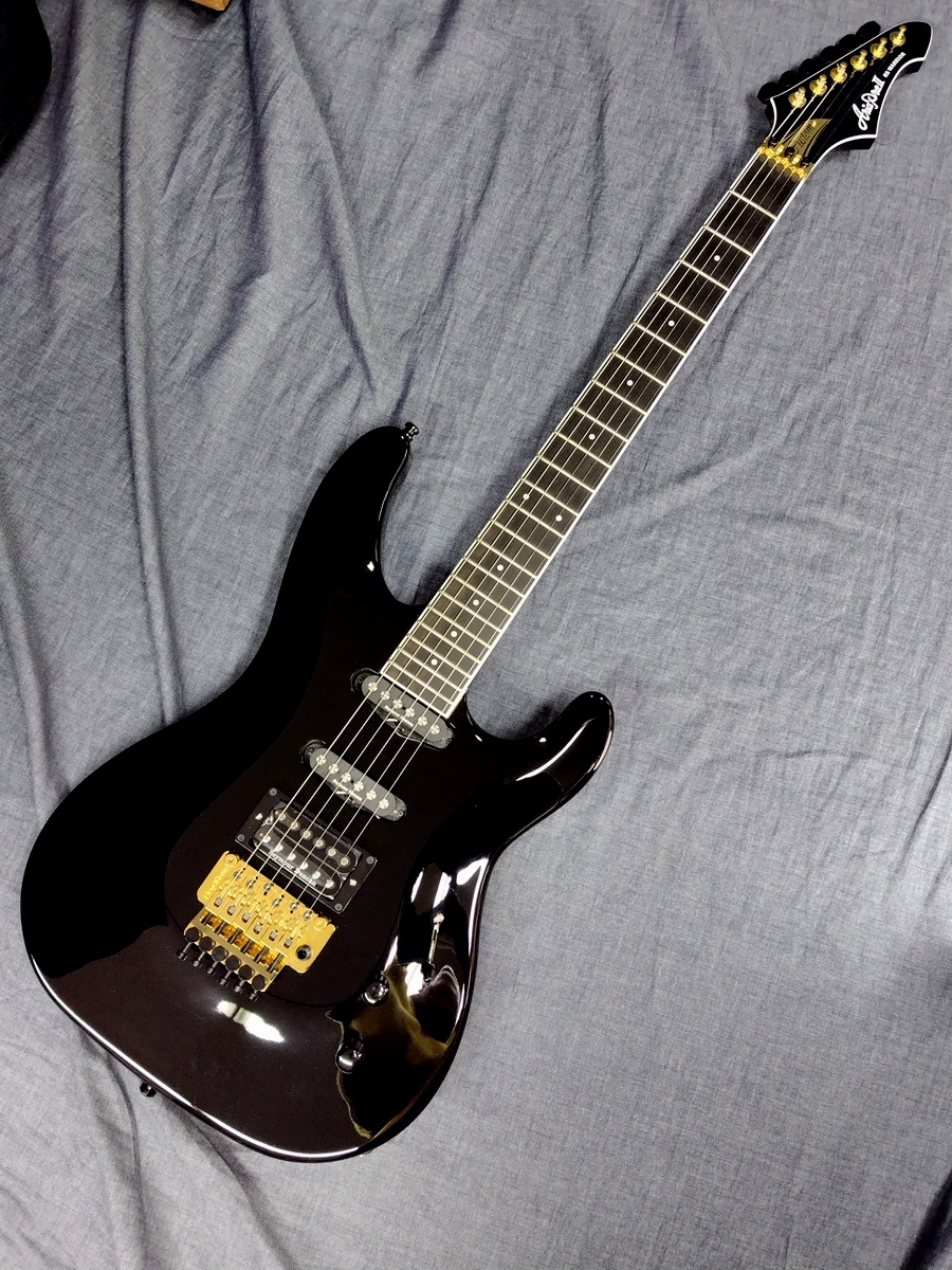 Aria Pro II RS-CUSTOM BK(Black)（B級特価）【楽器検索デジマート】