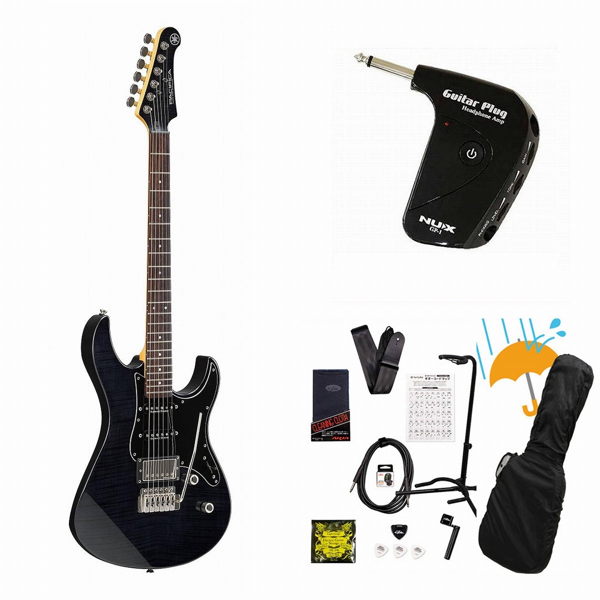 希少　YAMAHA 旧PACIFICA 612 サンバースト エレキギターセット 希少YAMAHA 旧PACIFICA 612 サンバースト エレキギターセット