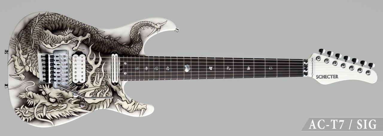 SCHECTER AC-T7/SIG / Original Dragon Graphic