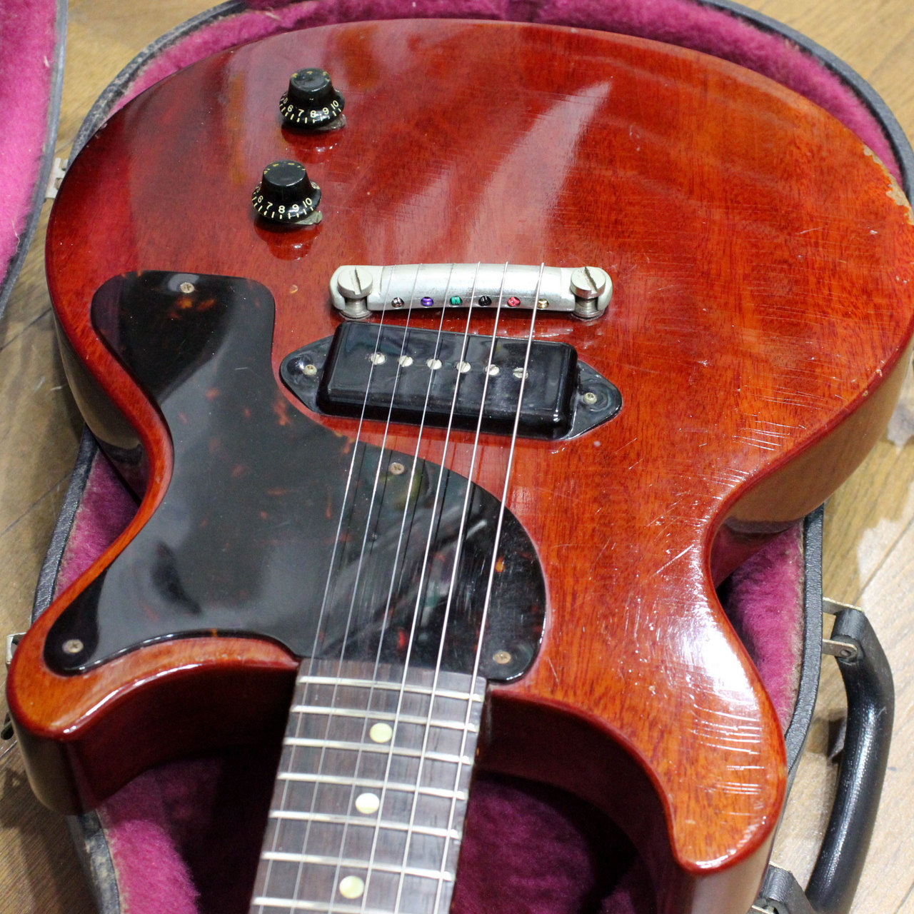 Gibson Les Paul Junior Double Cutway Cherry レスポール