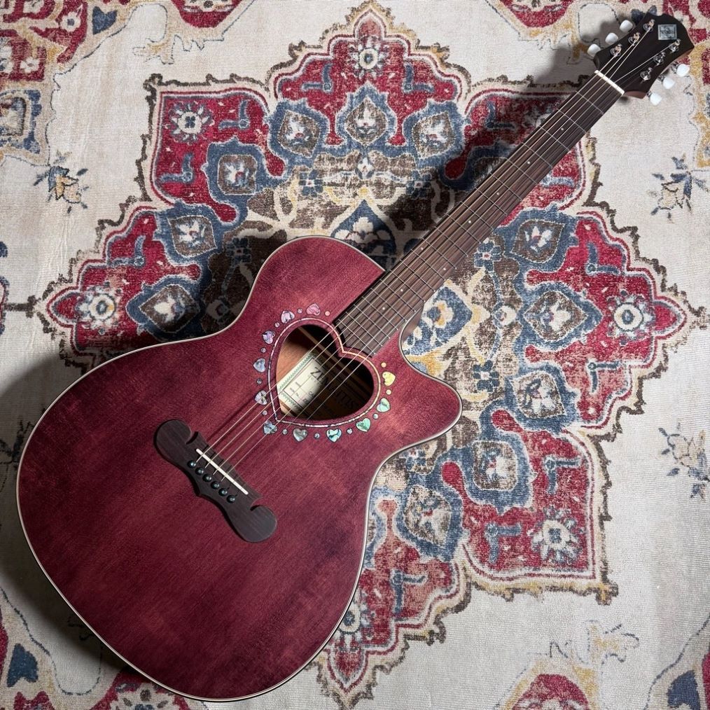 Zemaitis CAF-90HCW Purple Abalone エレアコギター パープル【現物
