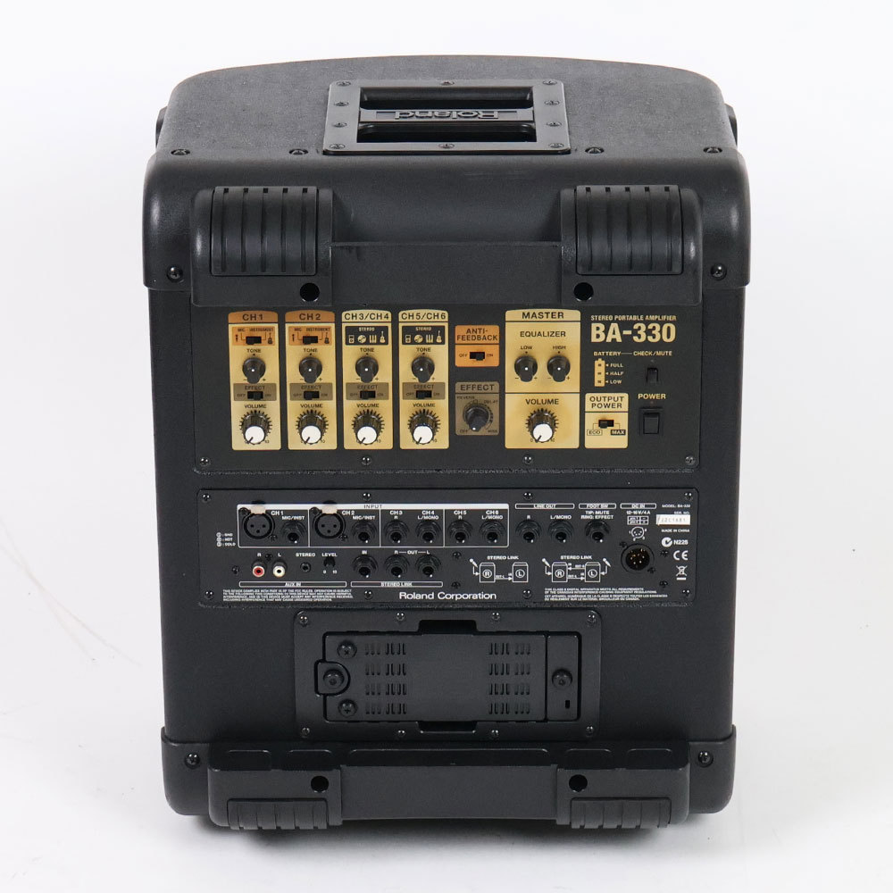 Roland 【中古】 ROLAND BA-330 ステレオポータブルアンプ PAシステム