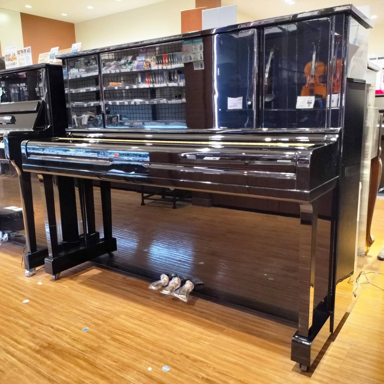 YAMAHA ヤマハ 中古 UX10BL アップライトピアノ X支柱モデル