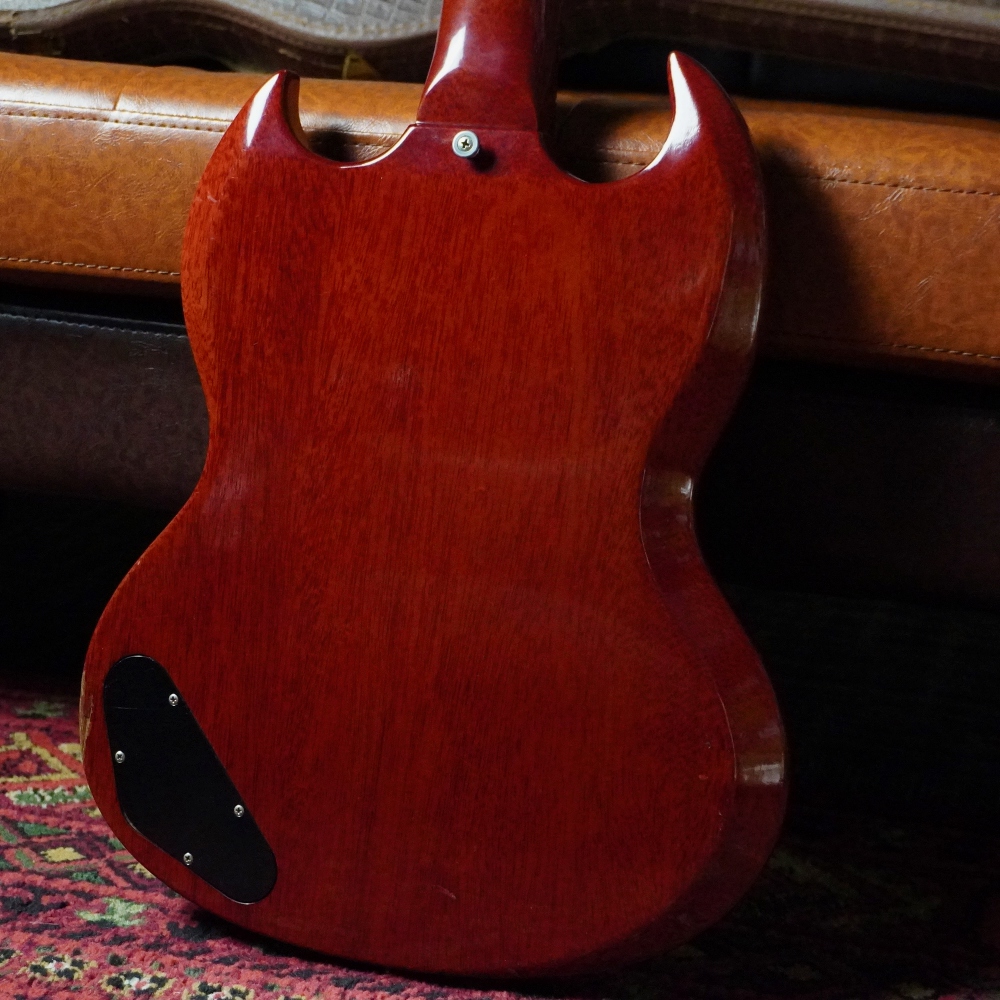 Gibson 1964 SG Junior Cherry Red w/Alligator Chipboard Case