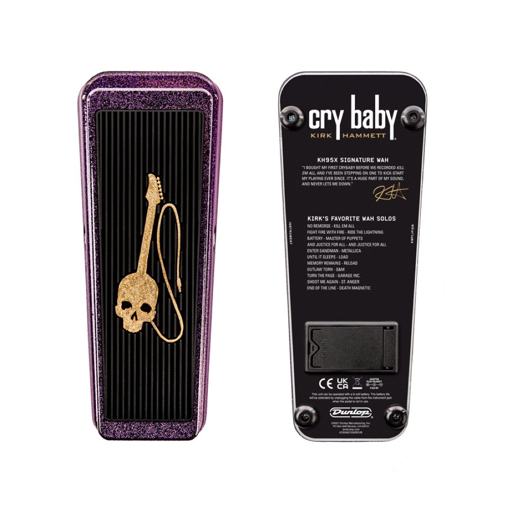 Jim Dunlop KH95X Kirk Hammett Collection Cry Baby Wah ワウ ギター