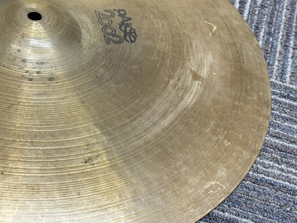 PAiSTe VINTAGE PAISTE 75年代製 2002 黒ロゴ クラッシュ 18インチ