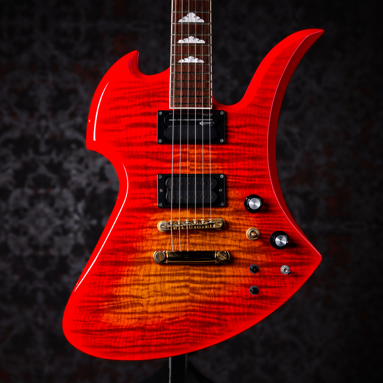 Burny MG-145S Cherry Sunburst / hide Model 【現物画像】（中古