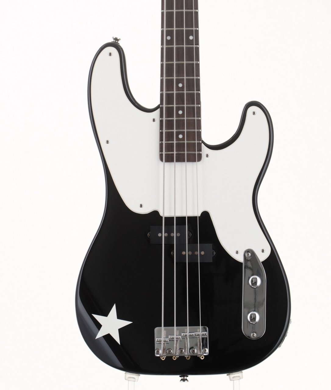 Squier by Fender Mike Dirnt Precision Bass Black w/Star Graphic